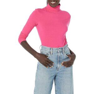 Essentials Women's Slim-Fit Lightweight Long-Sleeve Turtleneck Sweater